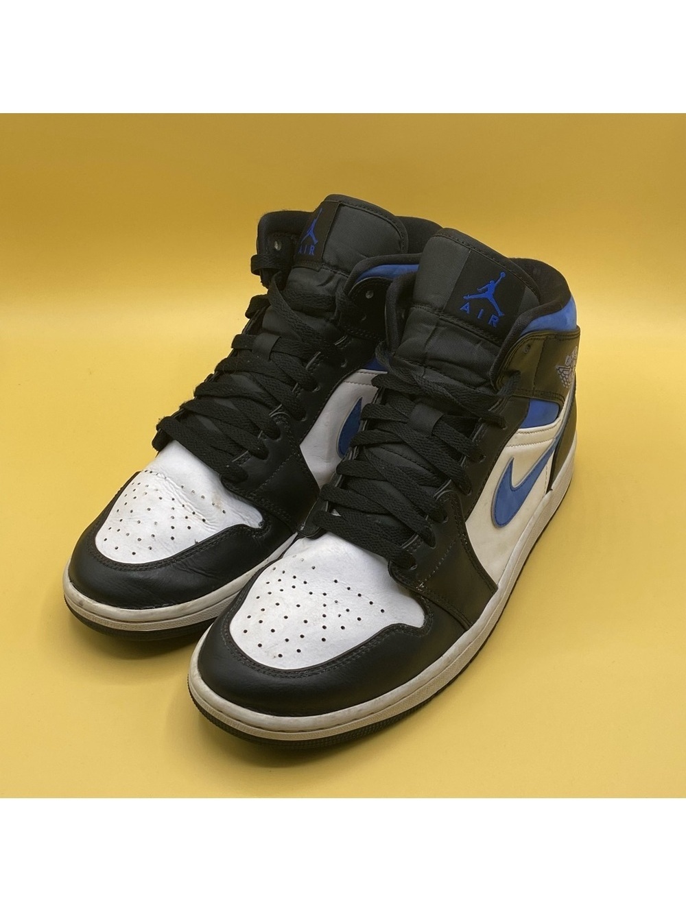 Jordan 1 Retro Mid Blue Black Racer